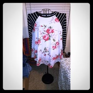 Sweatshirt feel dress/tunic